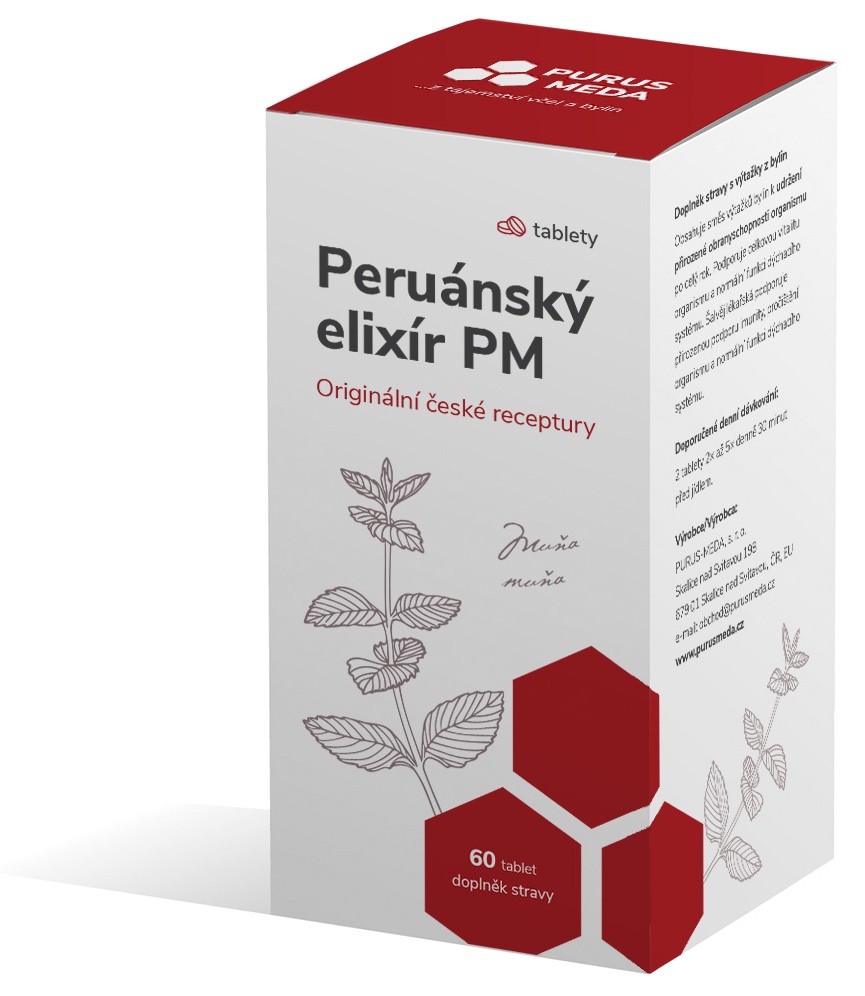 Zobrazit detail výrobku Purus Meda Peruánský elixír PM 60 + 10 tablet