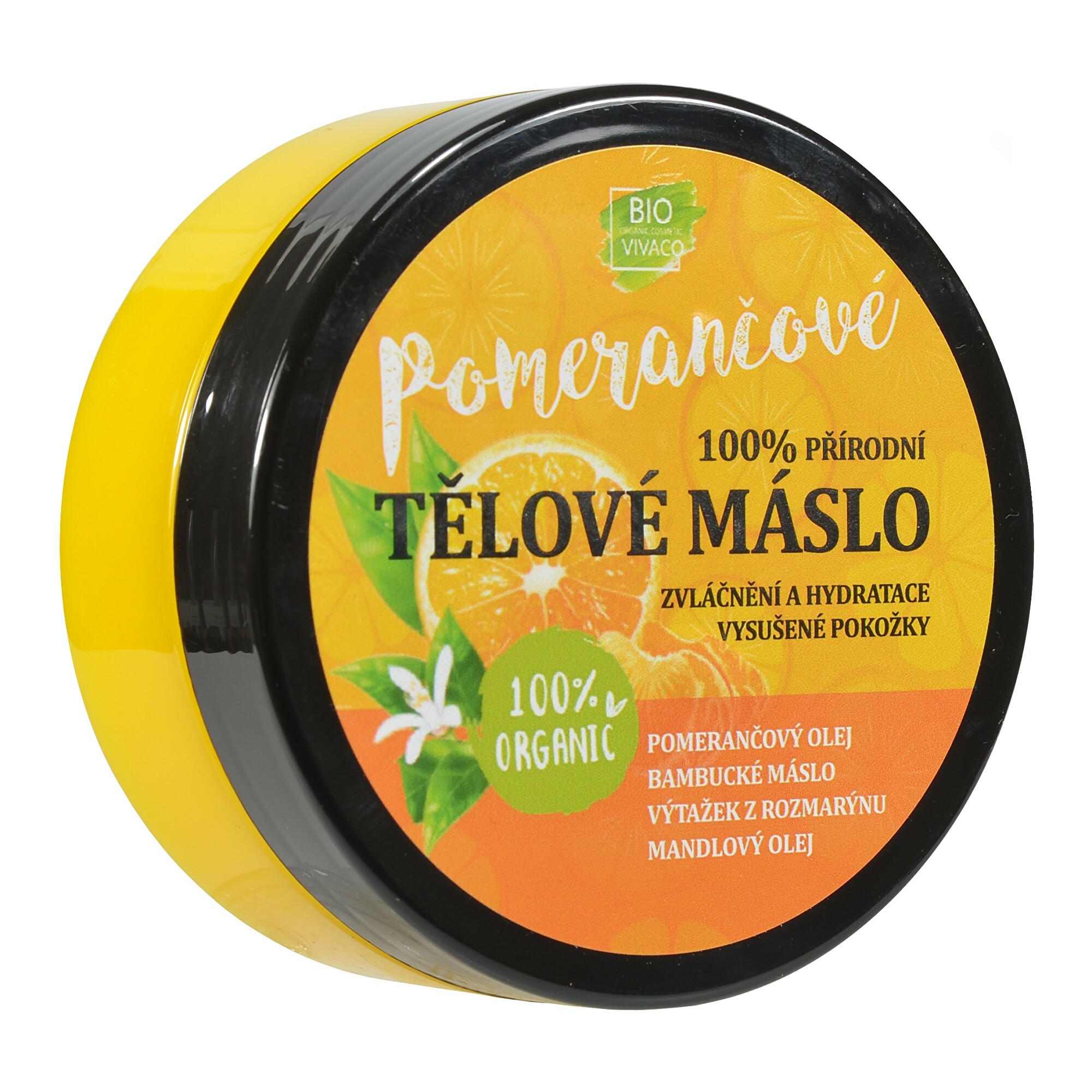 Vivaco 100% Pomarančové telové maslo BIO 150ml