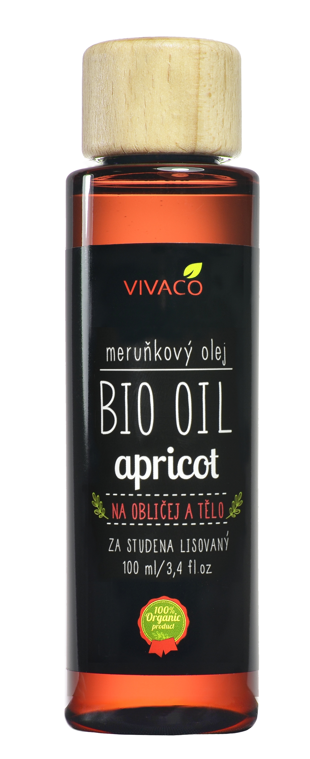 Zobrazit detail výrobku Vivaco Meruňkový olej na obličej a tělo BIO 100ml