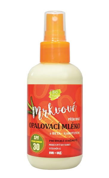 Vivaco Mrkvové opalovací mléko OF30 150 ml