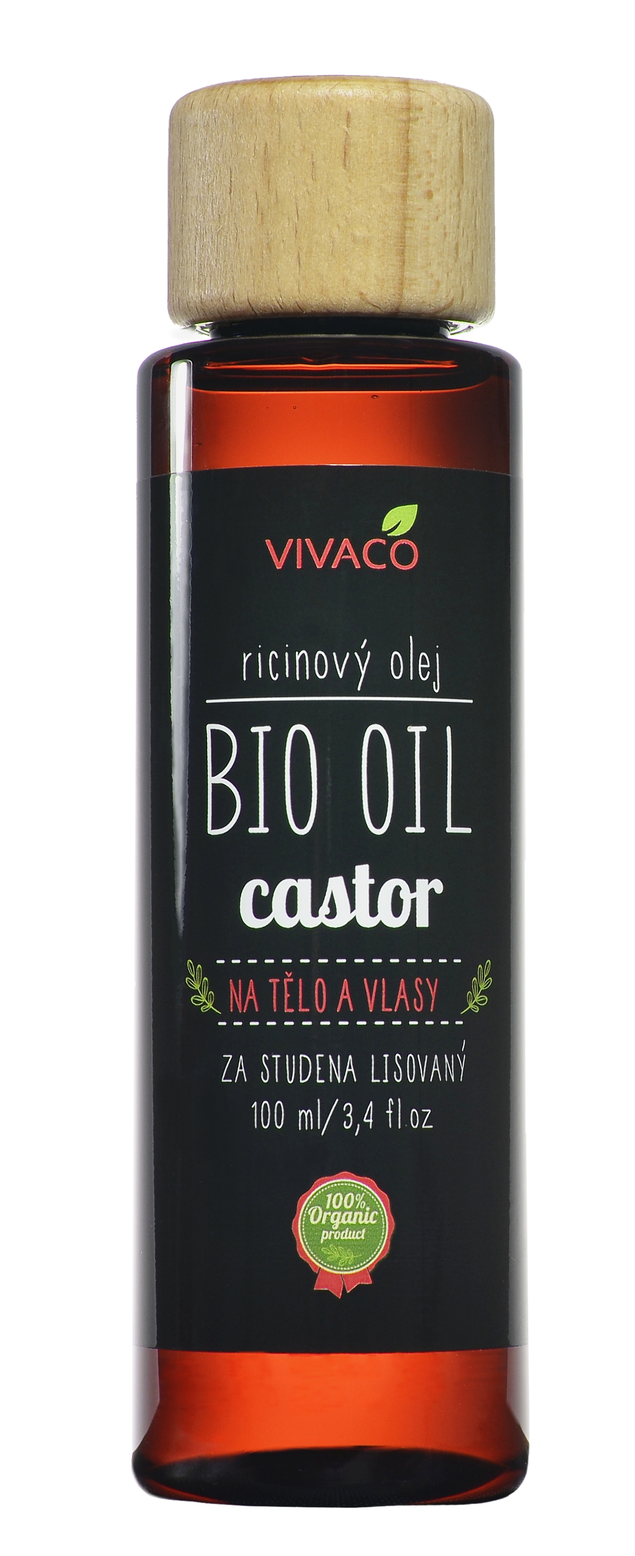 Vivaco Ricinový olej na tělo a vlasy BIO 100ml