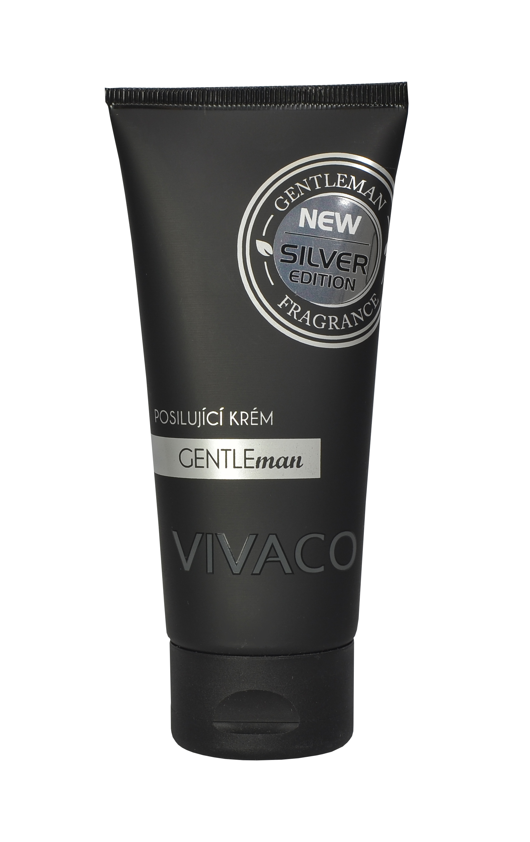 Vivaco Silver edition posilující pleťový krém pro muže Gentleman 100 ml