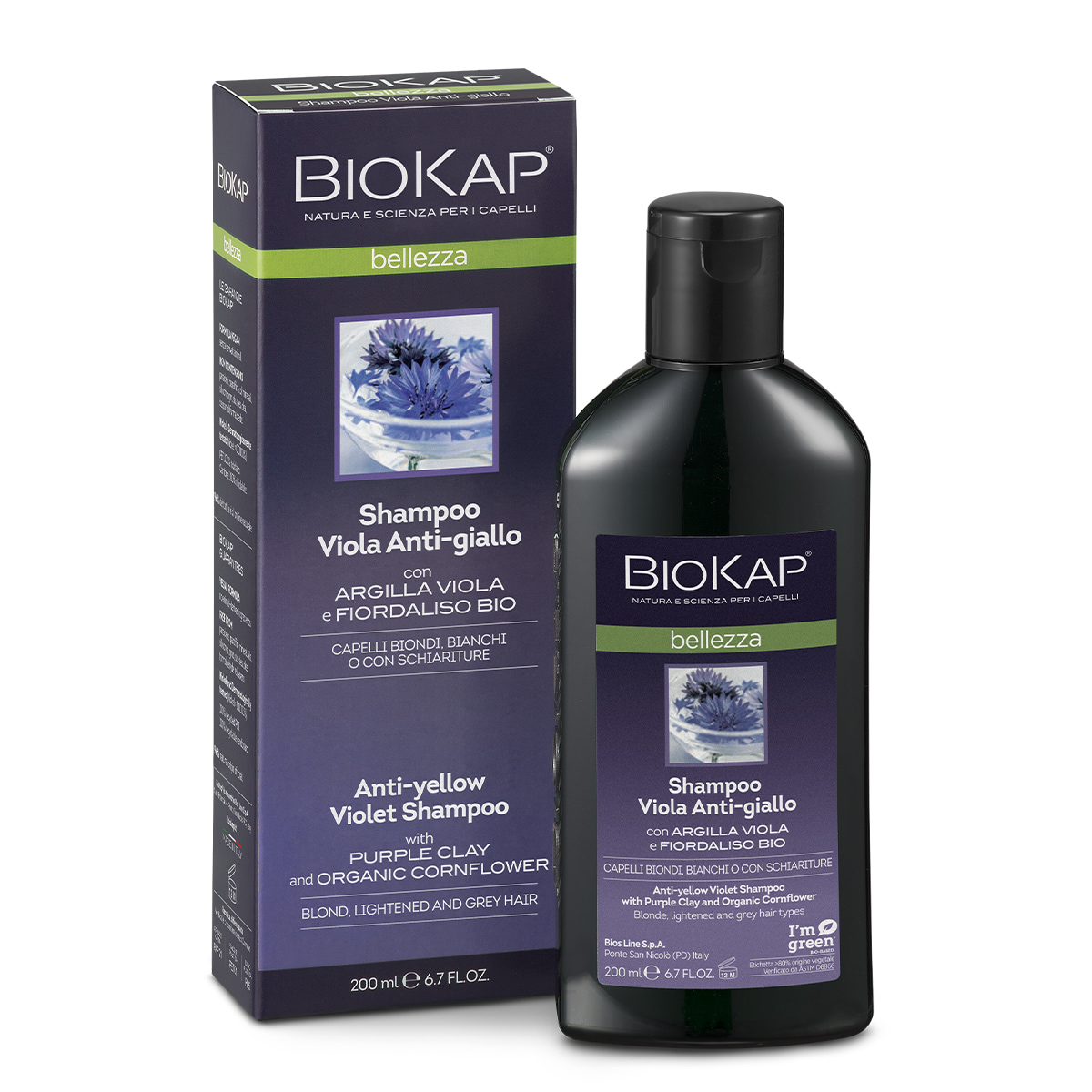 Biokap Šampon s neutralizací žlutých tónů 200 ml