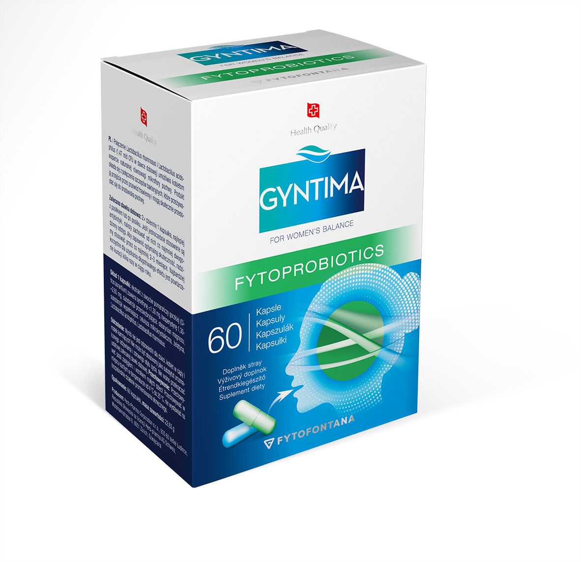 Zobrazit detail výrobku Fytofontana Gyntima fytoprobiotika 60 kapslí