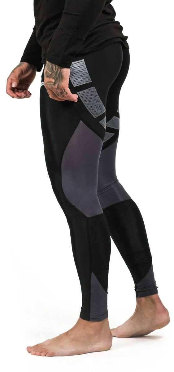 Zobrazit detail výrobku GymBeam Pánské legíny Flex Tights Black and Grey XL