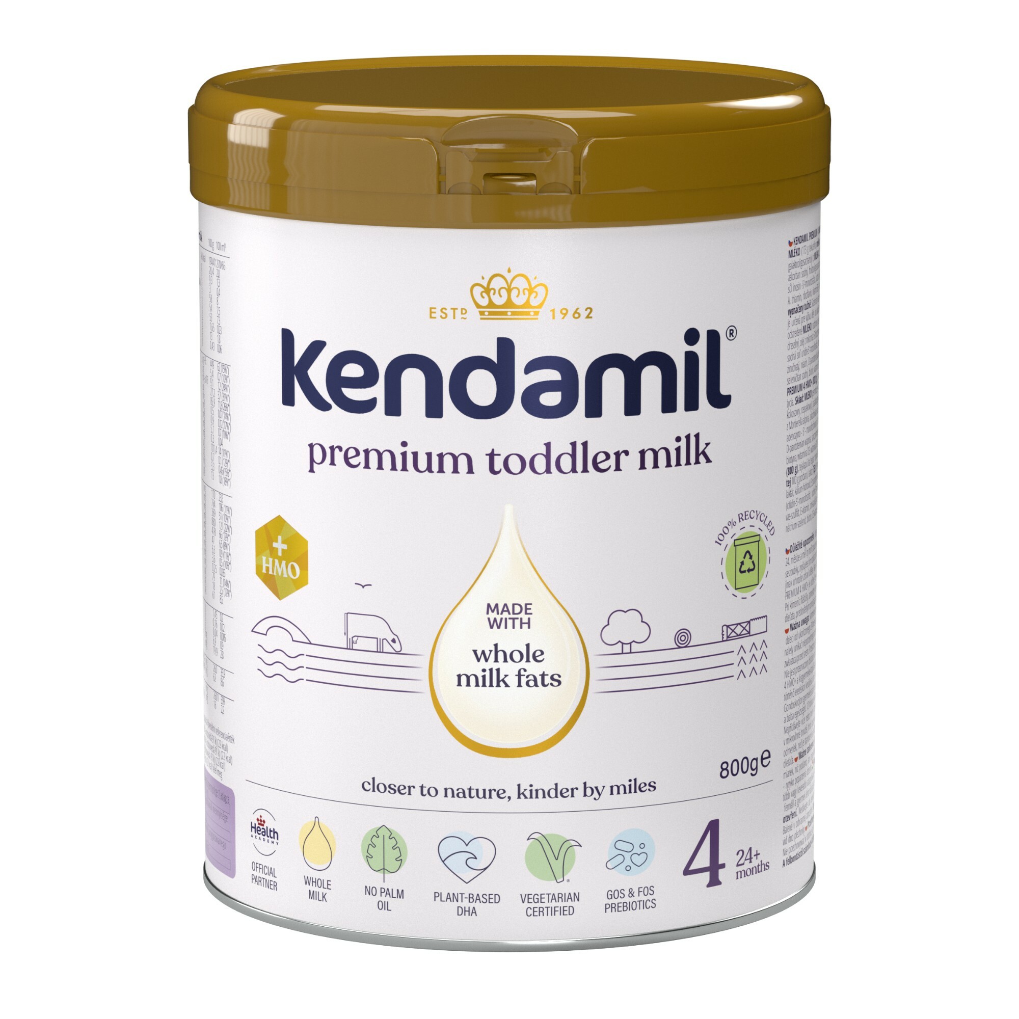 Kendamil Premium pokračovací mléko 4 HMO+ 800 g