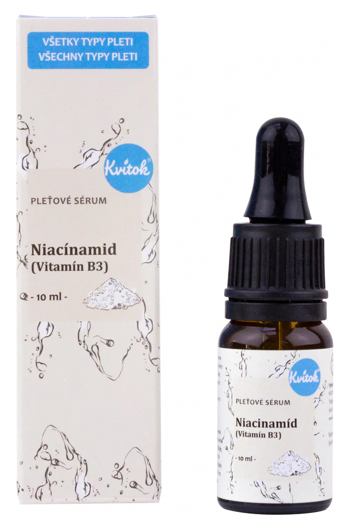 Kvitok Pleťové sérum Niacinamid - vitamin B3 10 ml
