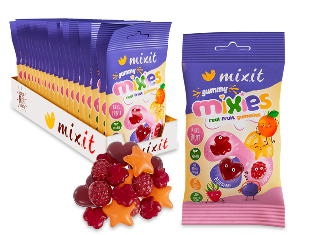 Zobrazit detail výrobku Mixit Ovocné Mixies - přírodní želé bonbony 20 x 36 g