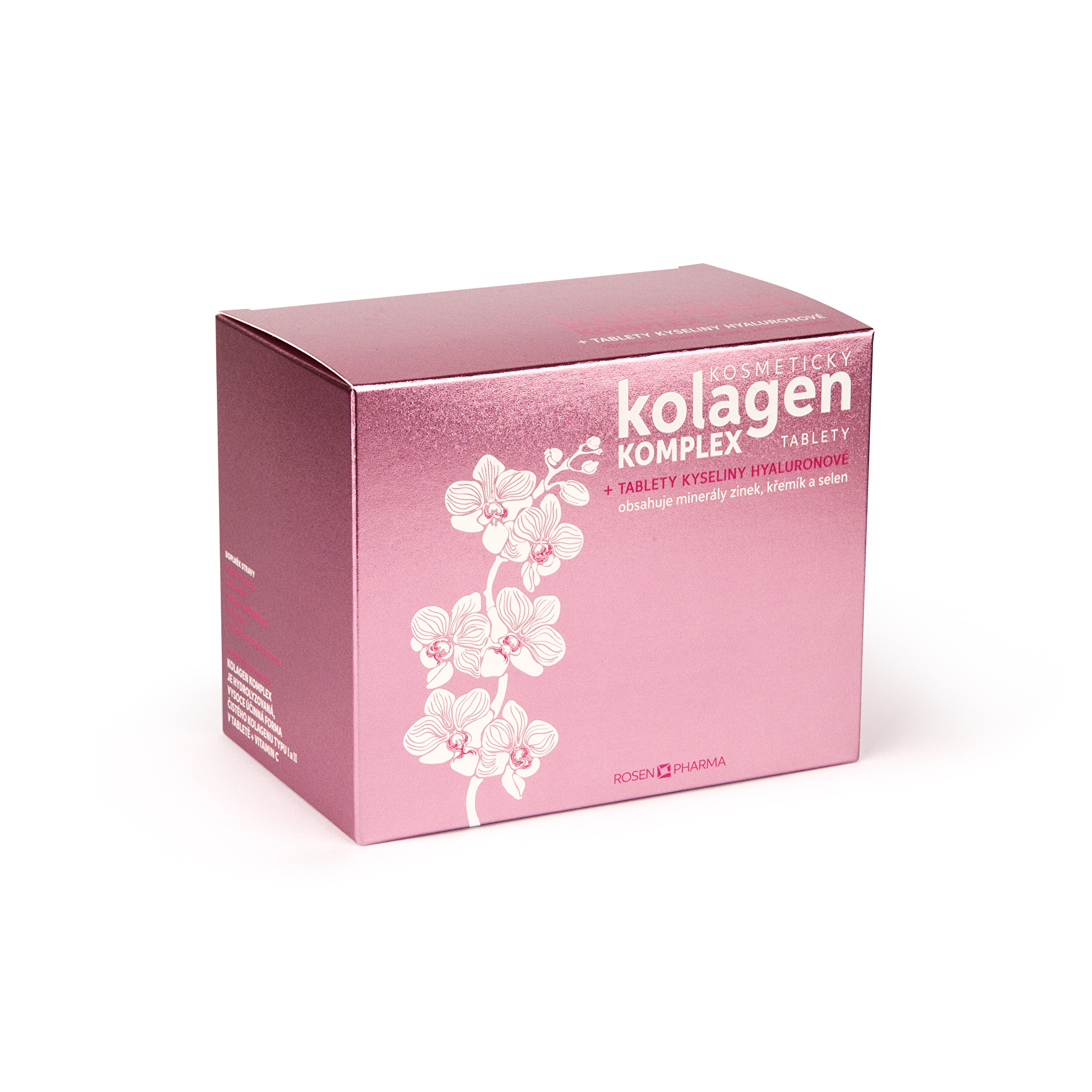 Zobrazit detail výrobku Rosenpharma Kosmetický kolagen KOMPLEX 120 tbl. + HA tablety 60 tbl.
