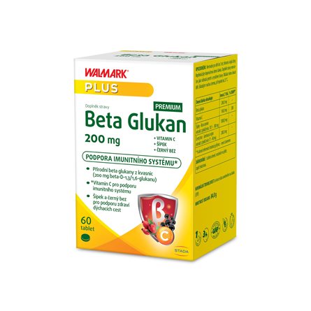 Walmark Beta Glukan 200 mg Premium 60 tbl.