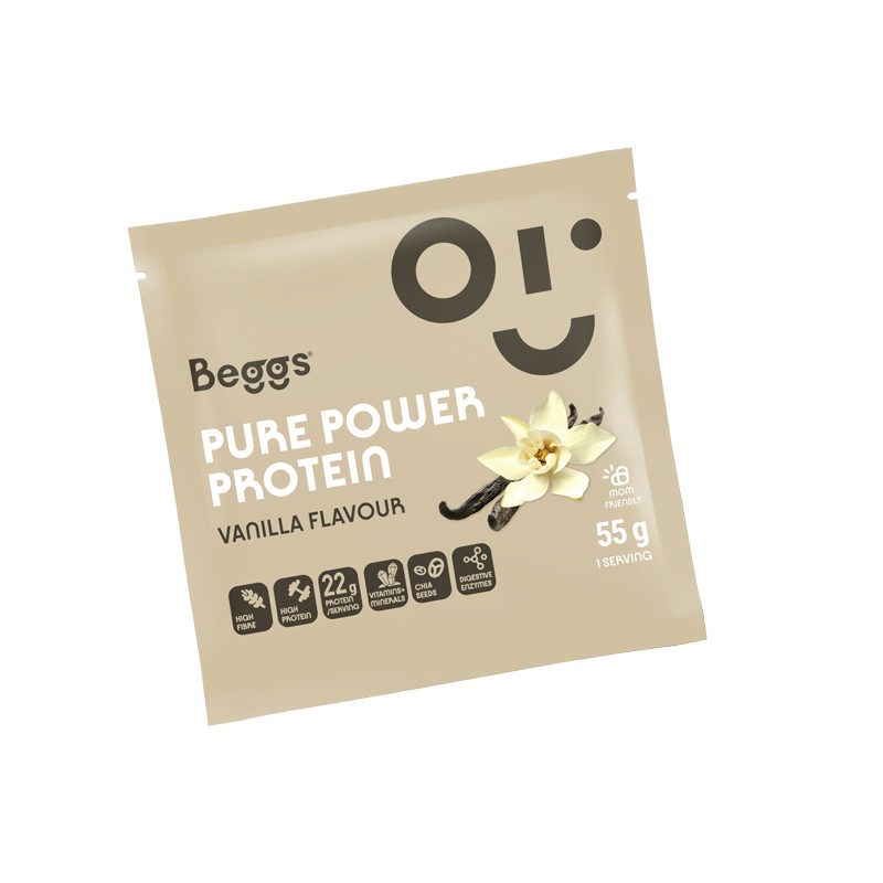 Beggs Pure Power Protein - Vanilka 55 g