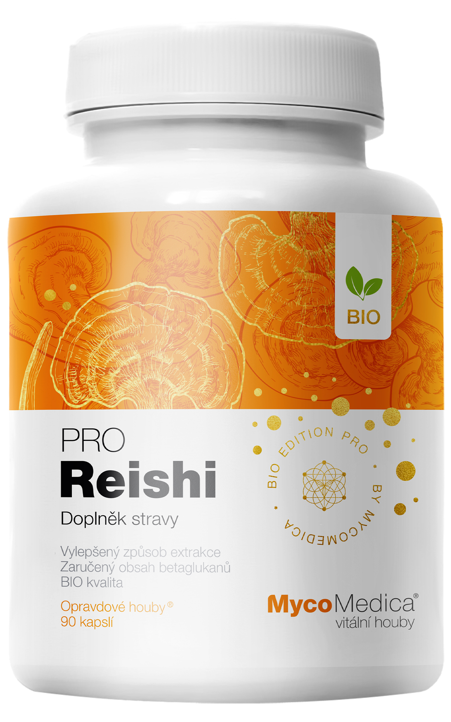 MycoMedica BIO Reishi PRO 90 kapslí