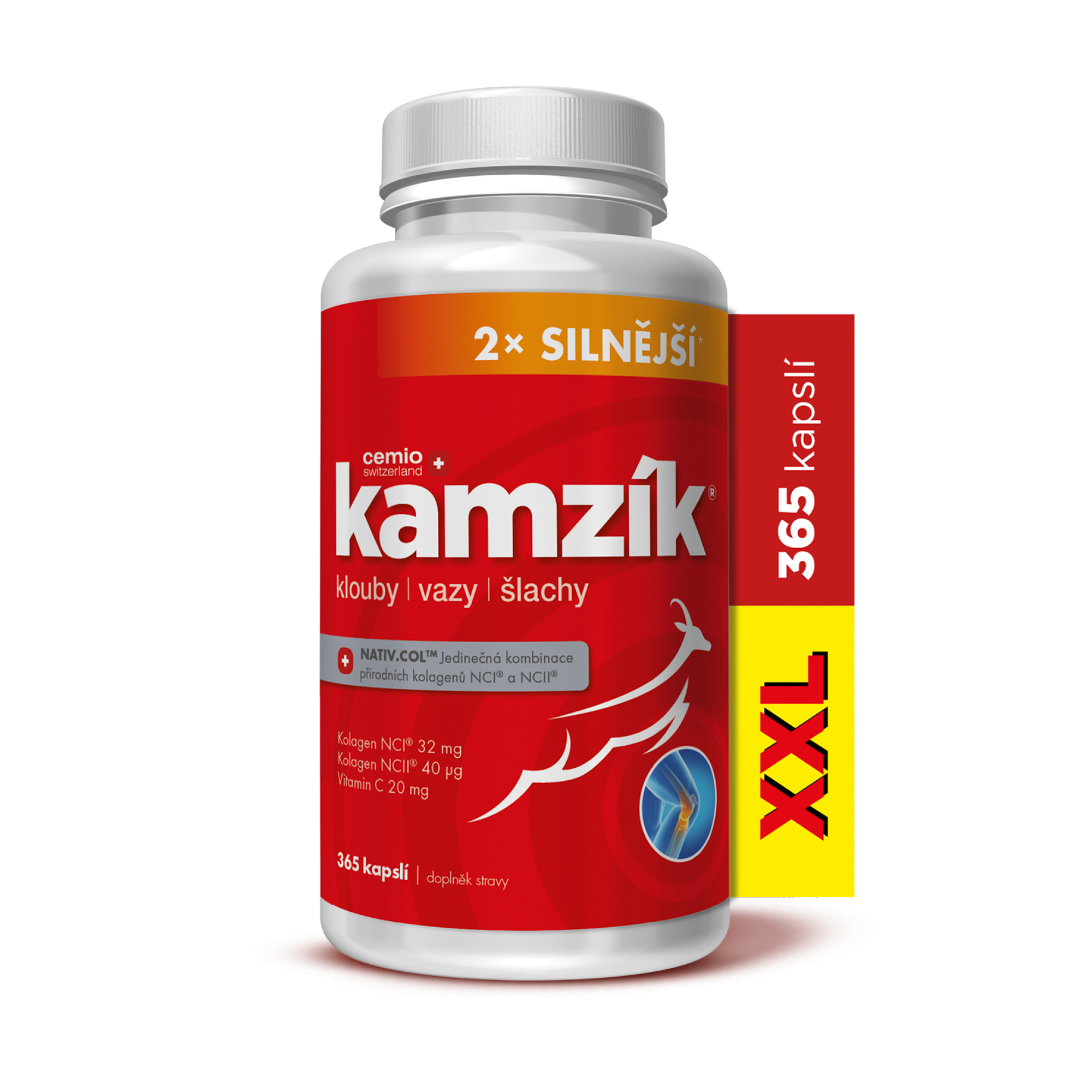 GreenSwan Cemio Kamzík 365 kapsúl XXL