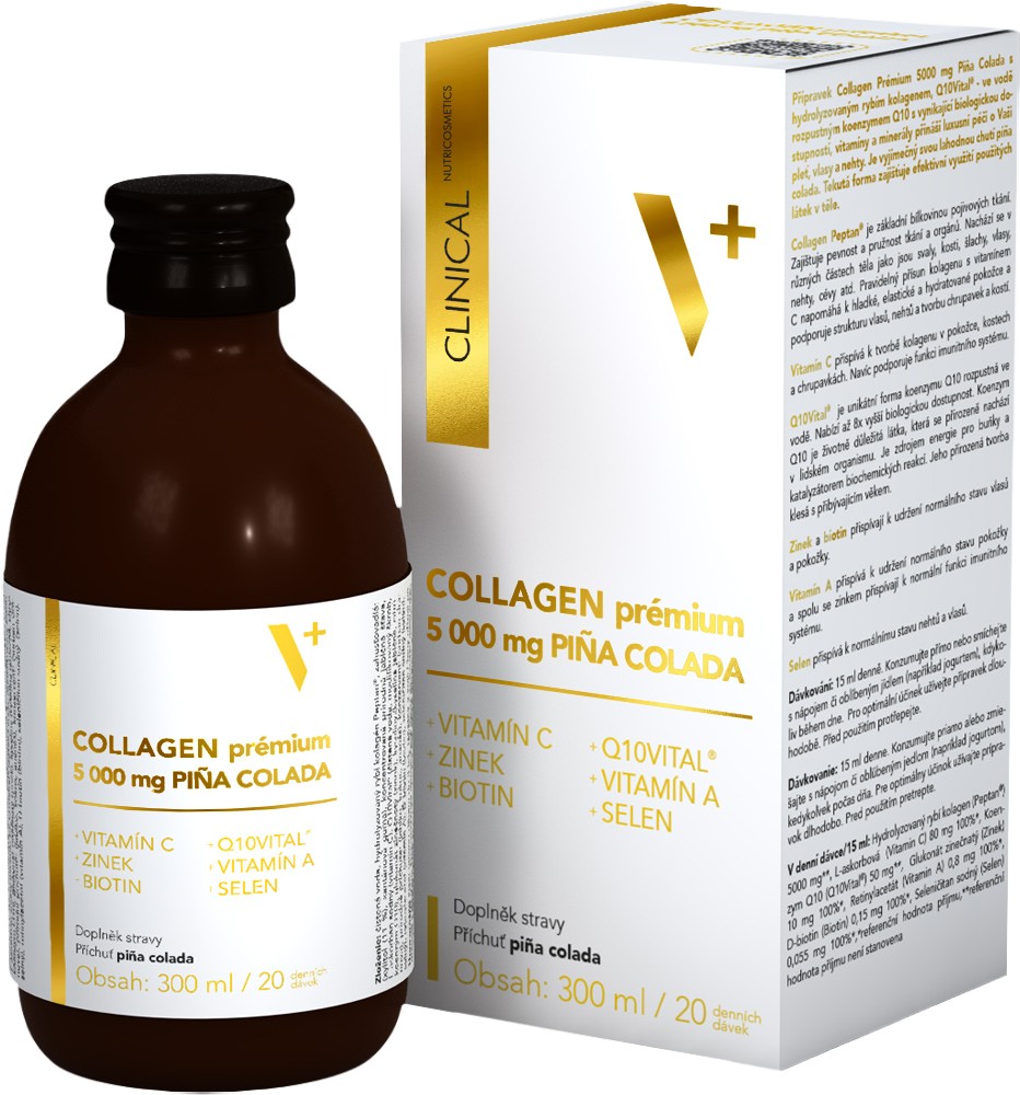 Clinical Collagen prémium 5000 mg - Piňa colada 300 ml