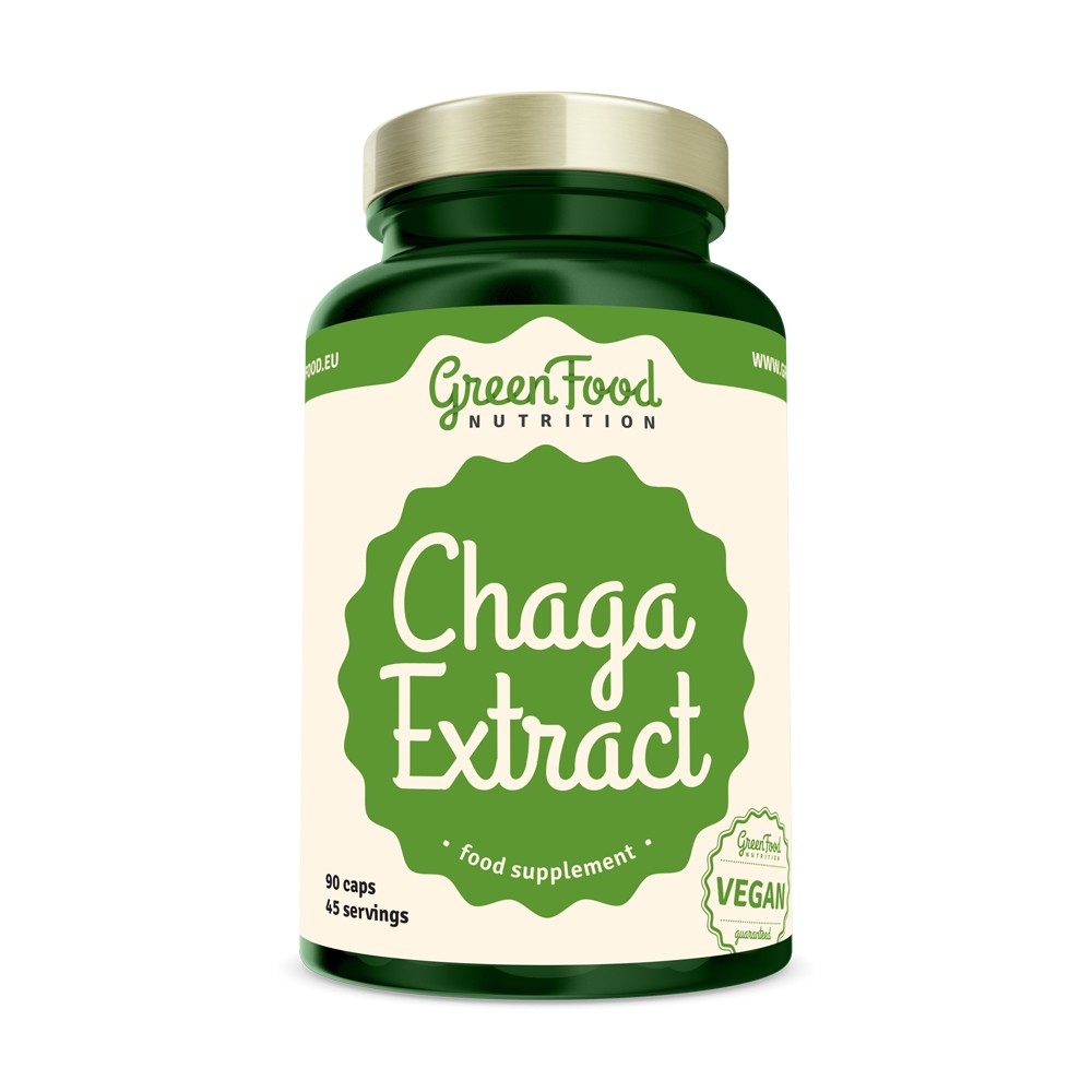 GreenFood Chaga Extract 90 kapsúl
