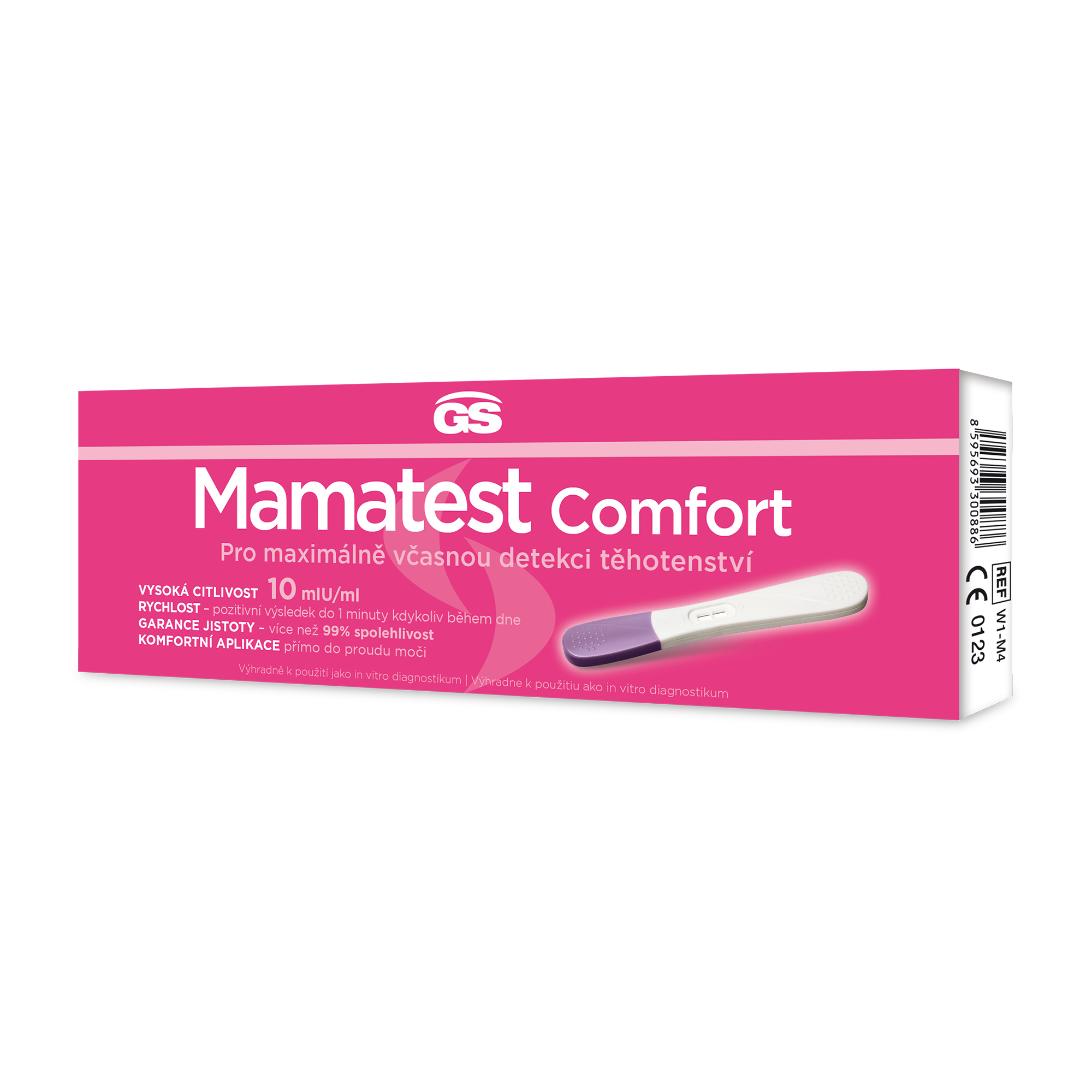 GreenSwan GS Mamatest Comfort Tehotenský test 1 ks