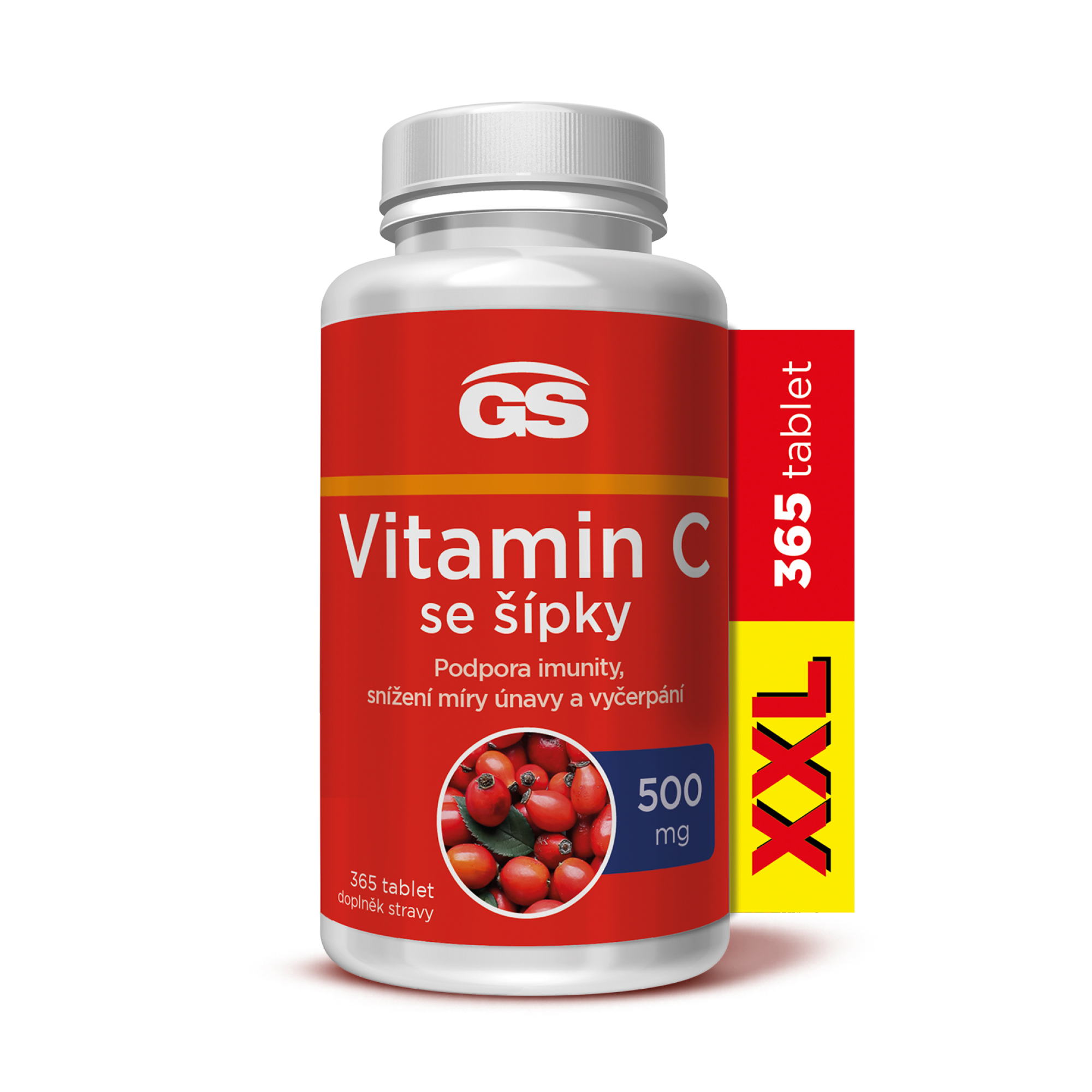 GreenSwan GS Vitamín C500 so šípkami 365 tabliet XXL