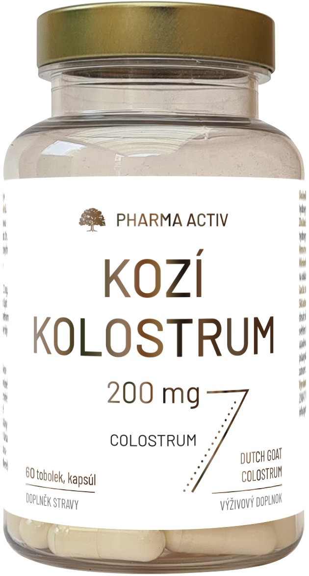 Pharma Activ Kozie kolostrum 200 mg 60 kapsúl