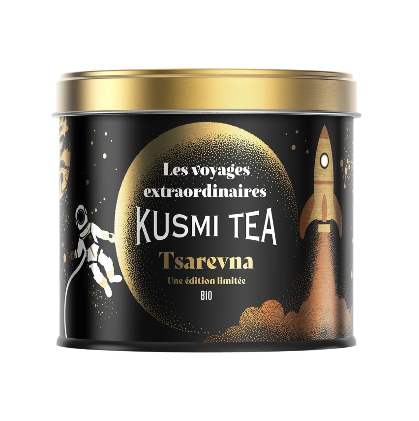 Kusmi Tea Organic Tsarevna 2025 sypaný čaj v plechovke 120 g