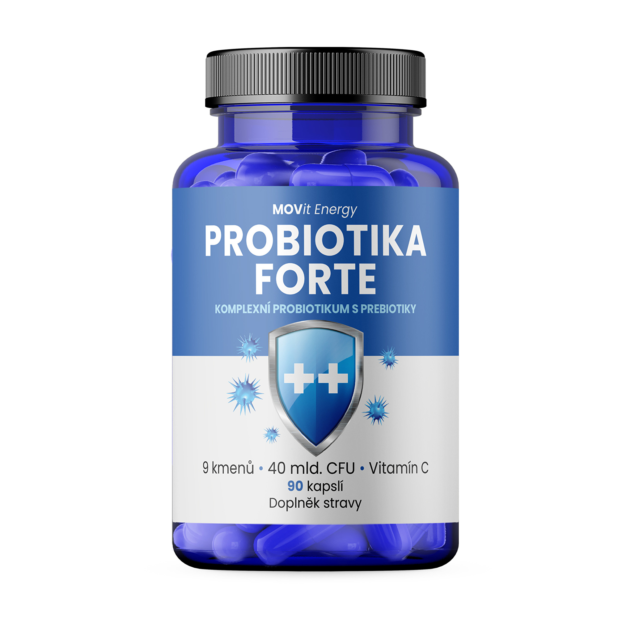 MOVit Energy Probiotika Forte 90 veganských kapslí