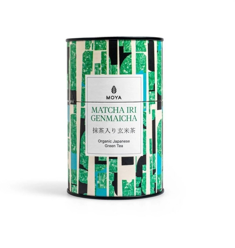 MOYA Matcha Iri Genmaicha Organic Japanese Green Tea 60 g