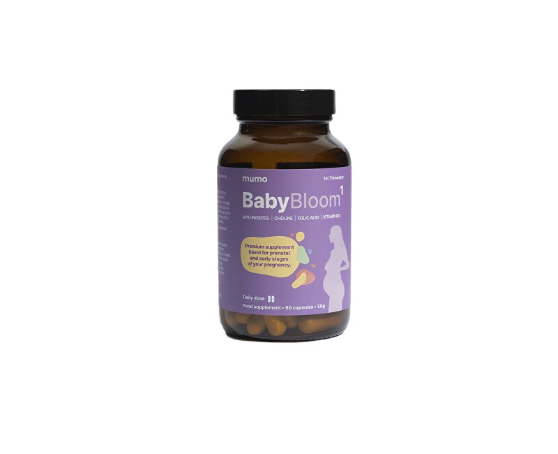 Mumo BabyBloom 1 - pre 1. trimester tehotenstva a jeho plánovanie 60 kapsúl