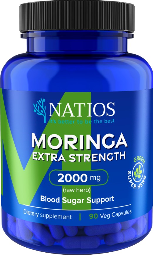 Natios Moringa Extract 2000 mg 90 veganských kapslí