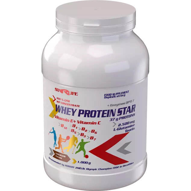 Starlife Whey proteín STAR 1 000 g Čokoláda