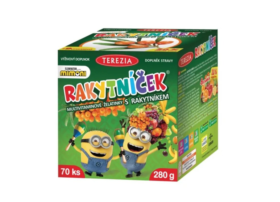 Terezia Company Rakytníková želatína Mimoni 70 kusov