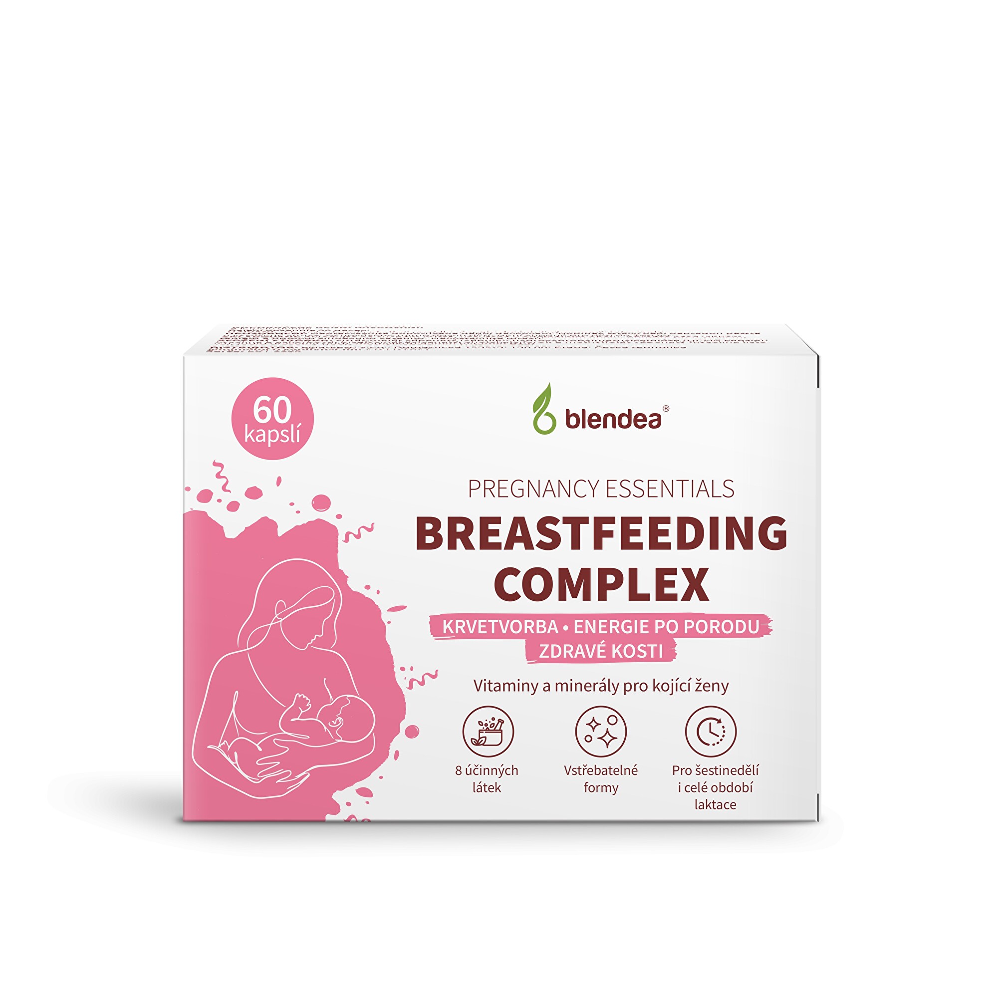 BLENDEA Pregnancy essentials breastfeeding complex 60 kapslí