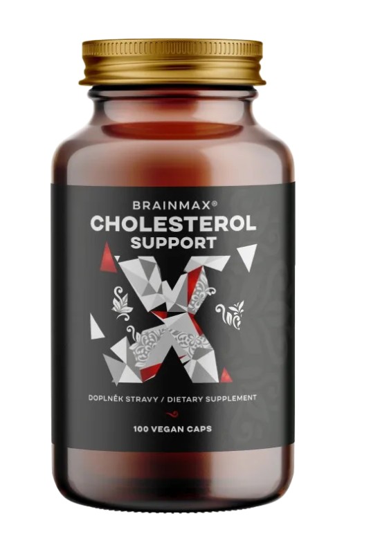 BrainMax Cholesterol Support, Řešení Cholesterolu, 100 rostlinných kapslí
