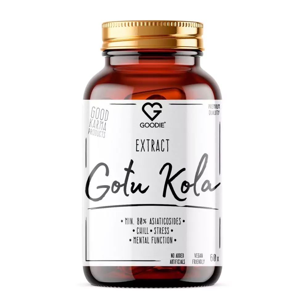 Goodie Gotu Kola - prémiový extrakt min. 80% asiatikosidy kapsuly 60 ks