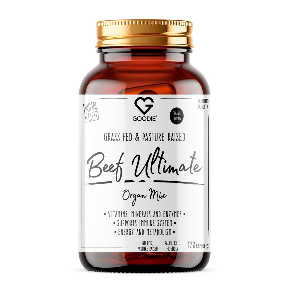 Goodie Hovädzie mäso Ultimate Organ Blend - Free Range 120 kapsúl