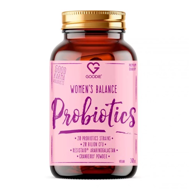 Goodie Probiotiká pre ženy - Women`s balance probiotics 30 kapsúl