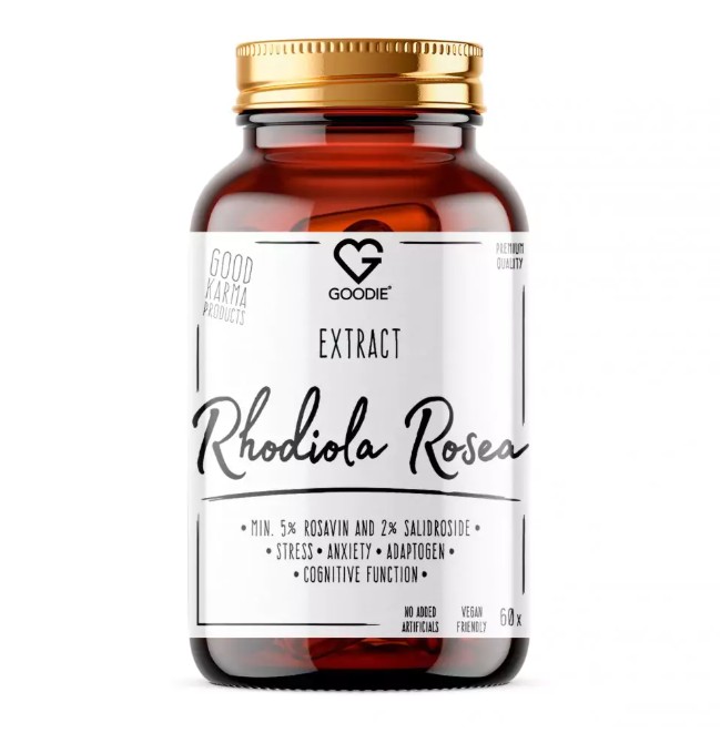 Goodie Rhodiola rosea - Extrakt rosavin, salidroside 60 kapslí