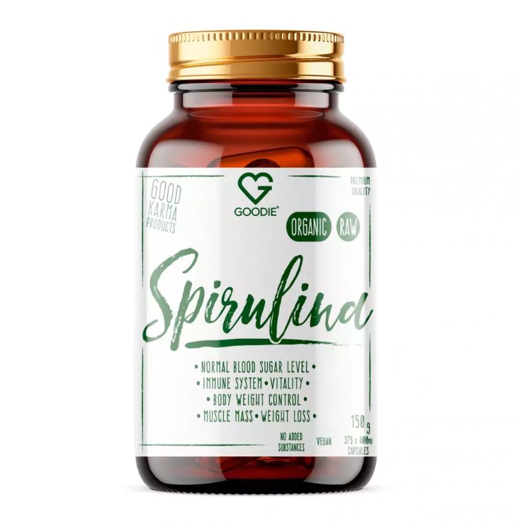 Goodie Spirulina BIO 150 g 375 tabliet