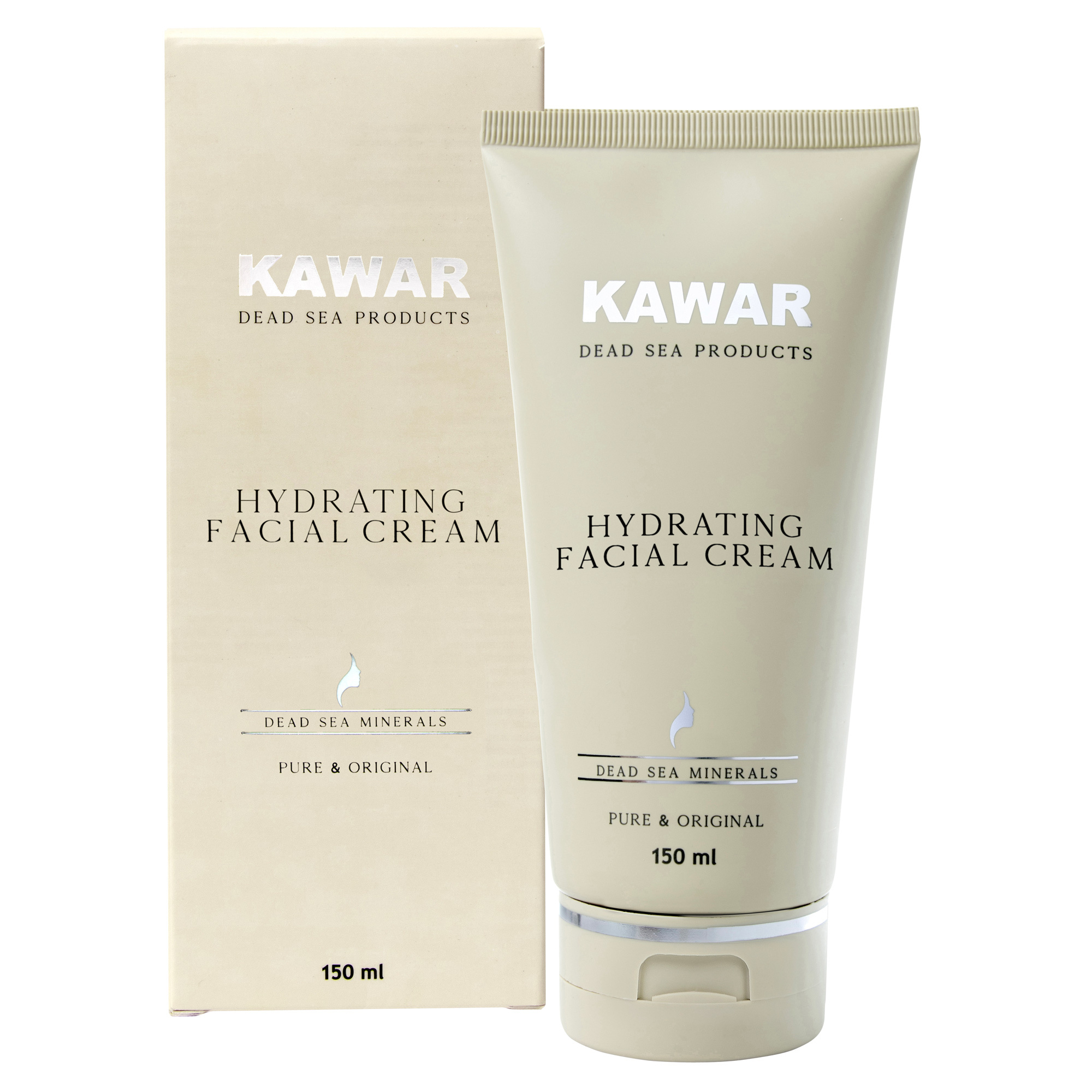 Kawar Hydratačný krém na tvár s minerálmi z Mŕtveho mora 150 ml