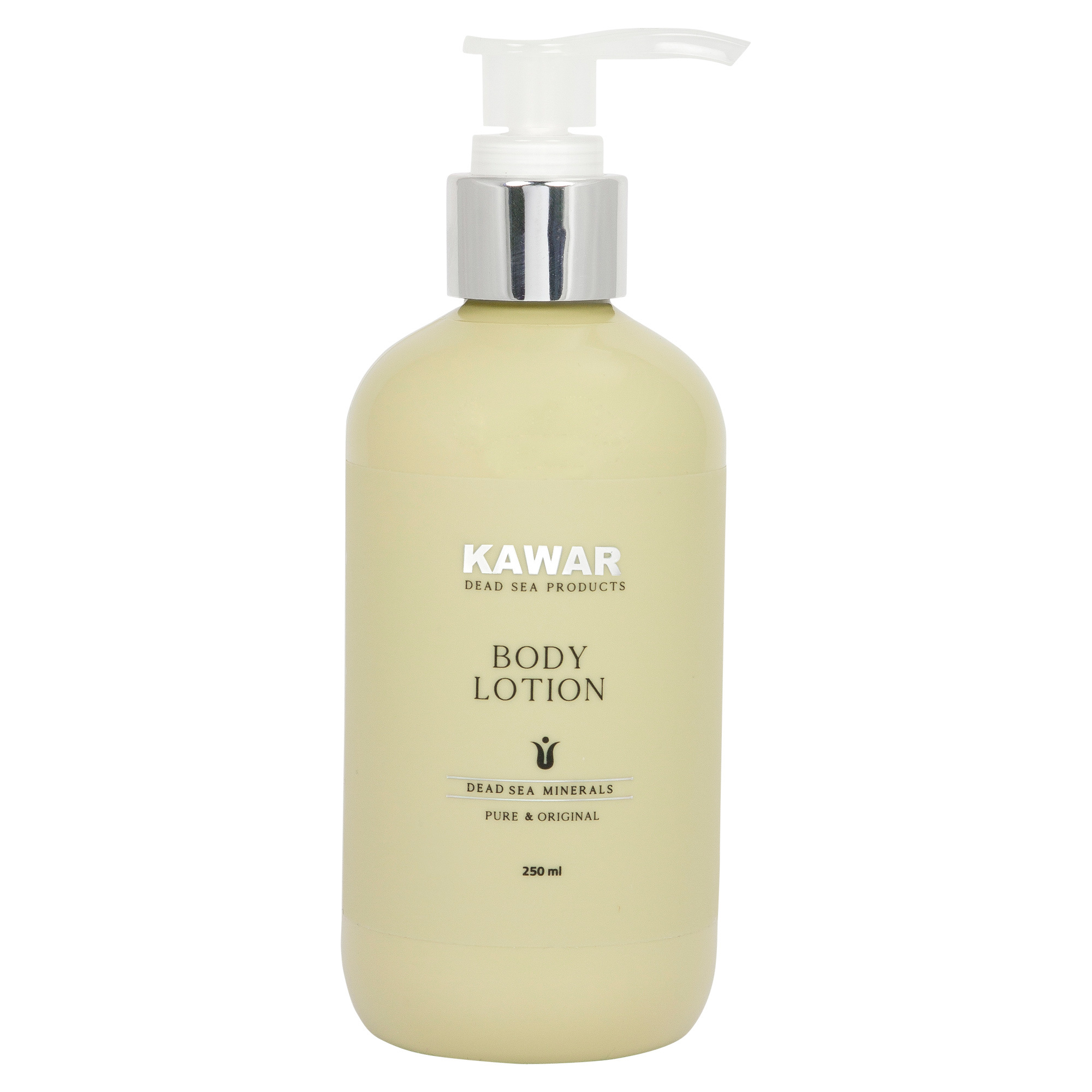Kawar Telové mlieko s minerálmi z Mŕtveho mora s dávkovačom 250 ml