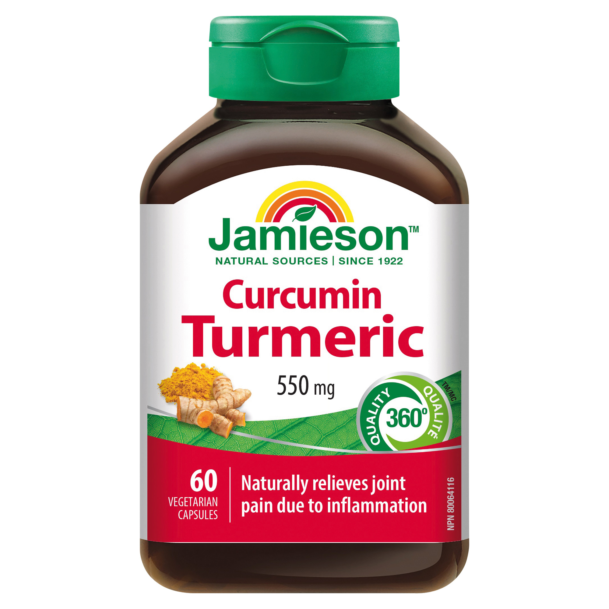 Jamieson Kurkumin 550 mg 60 kapslí