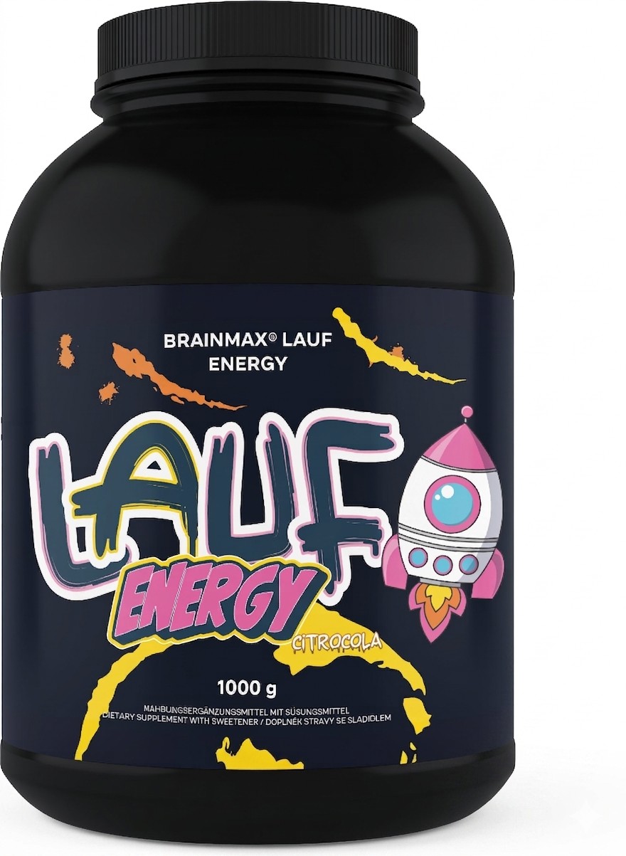 BrainMax LAUF Energy, Citrokola, 1000 g