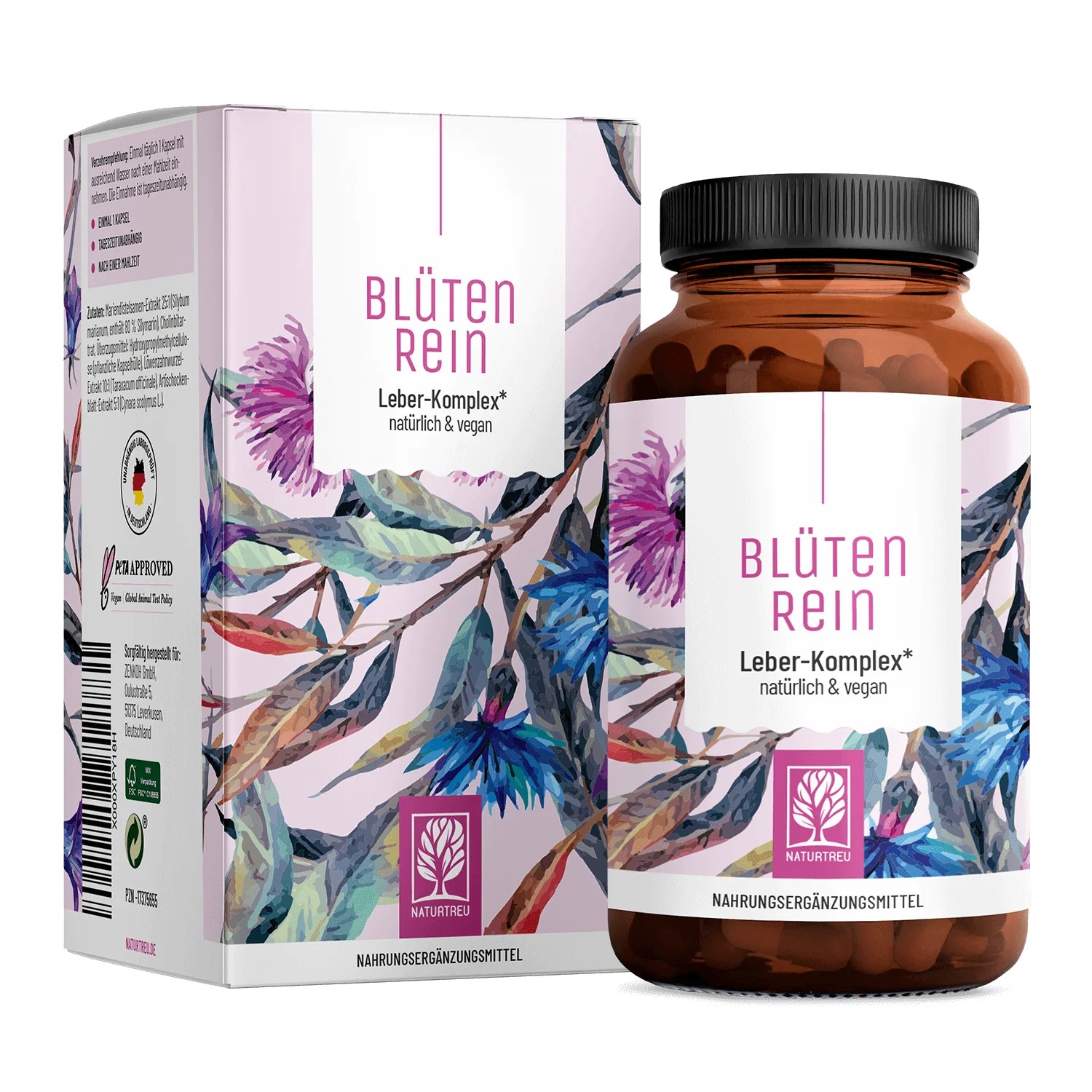 Naturtreu Pestrec komplex pre pečeň 120 kapsúl