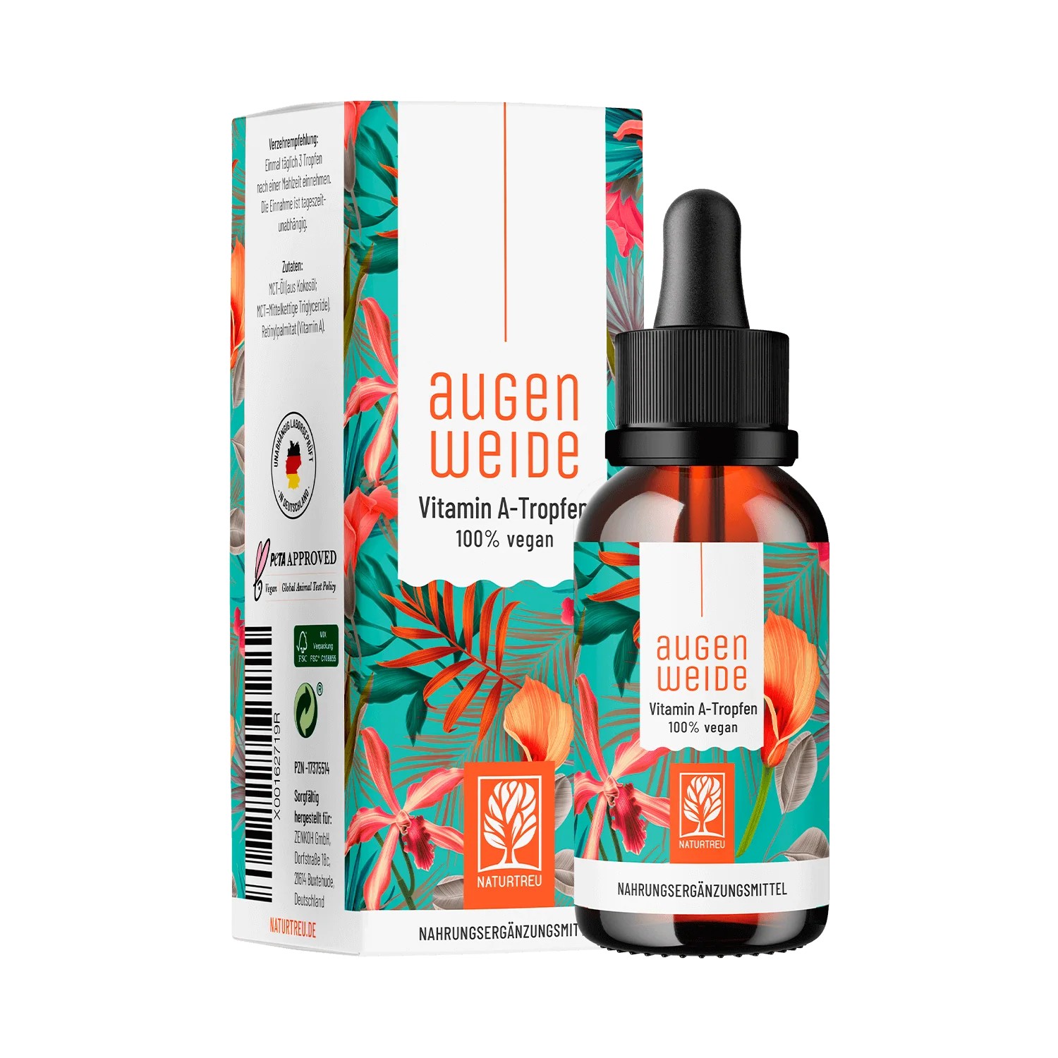 Naturtreu Vitamín A vysoko koncentrované kvapky 50 ml