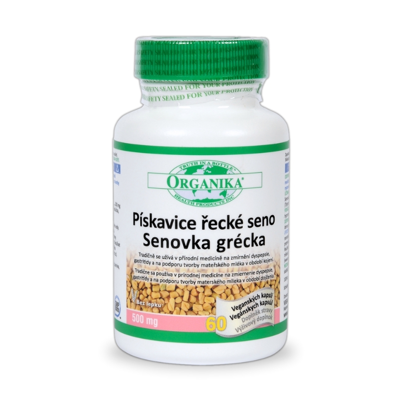Organika Pískavica grécke seno 500 mg 60 kapsúl