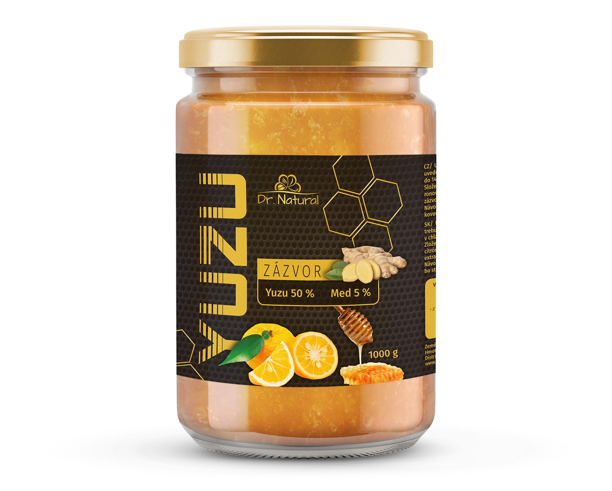 Dr.Natural Yuzu + Med + Zázvor Tea 1000 g