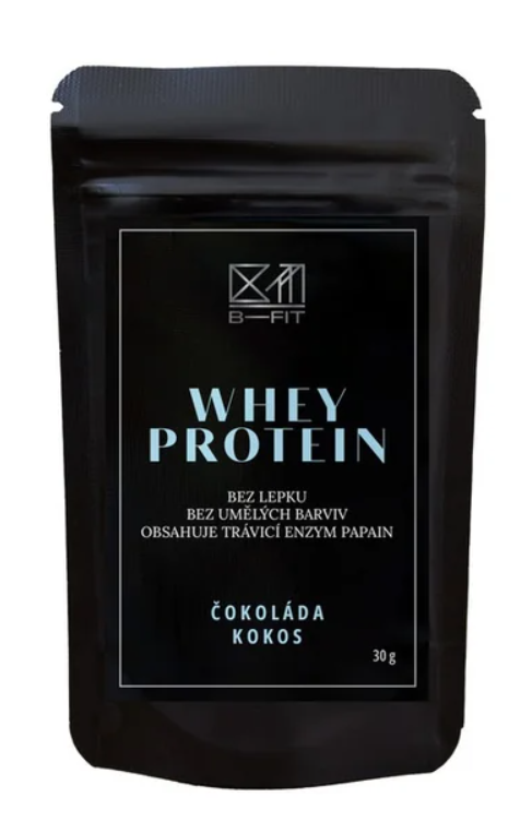 B-Fit Club Srvátkový proteín Čokoláda - Kokos 30 g
