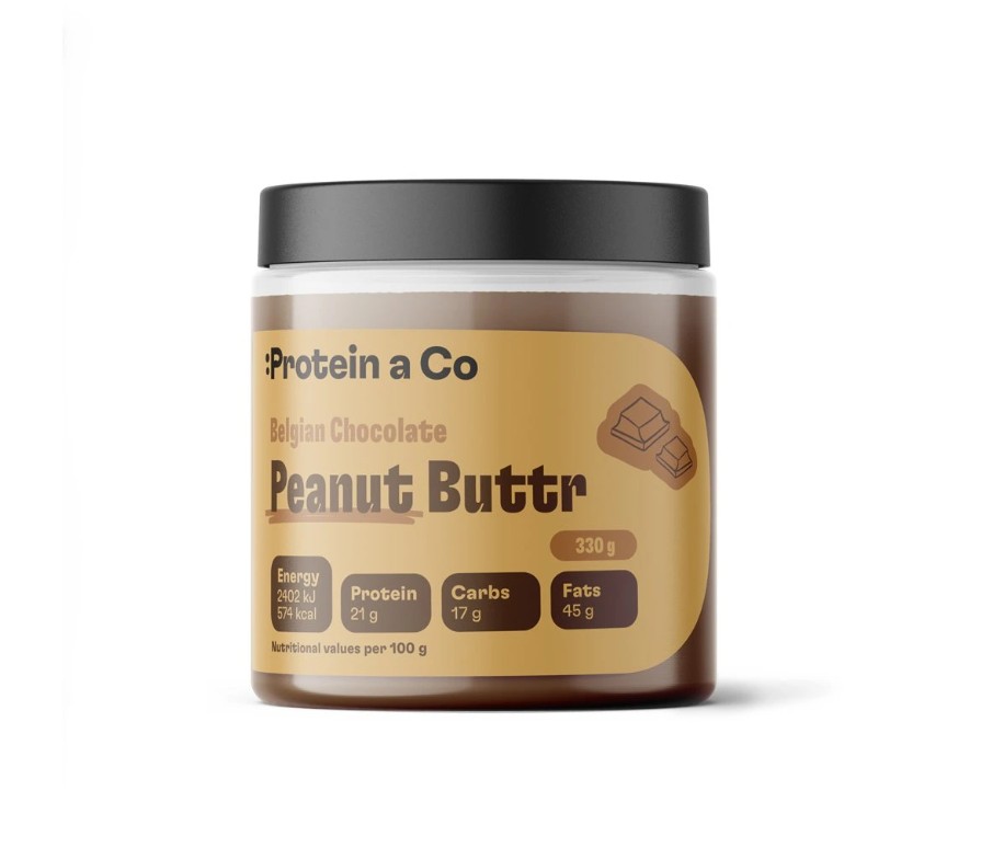 Protein a Co Arašidový krém s belgickou čokoládou 330 g