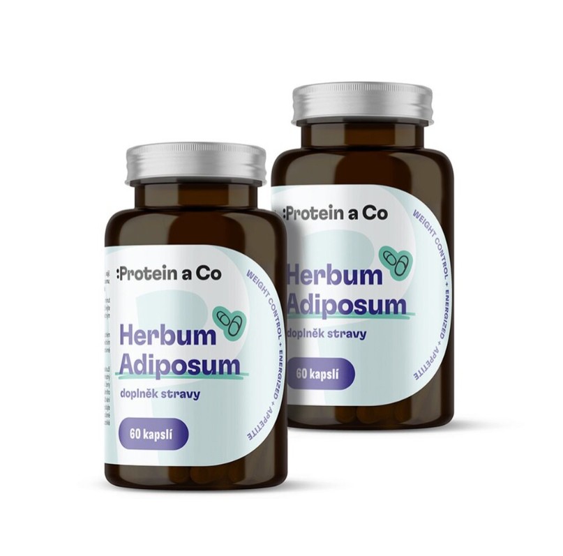 Protein a Co Herbum adiposum 1+1 za zvýhodnenú cenu 120 kapsúl