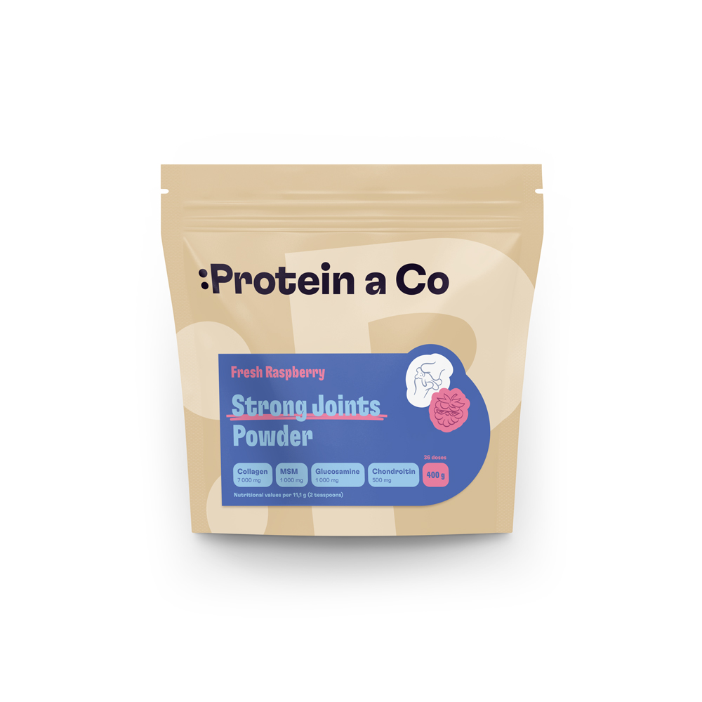 Protein a Co Kĺbová výživa v prášku - Raspberry 400 g