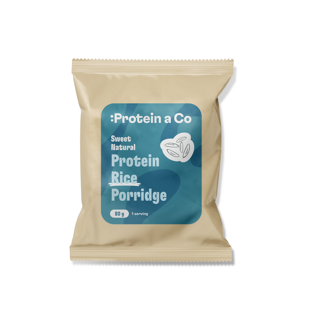 Protein a Co Proteínová ryžová kaša - Sweet natural 80 g
