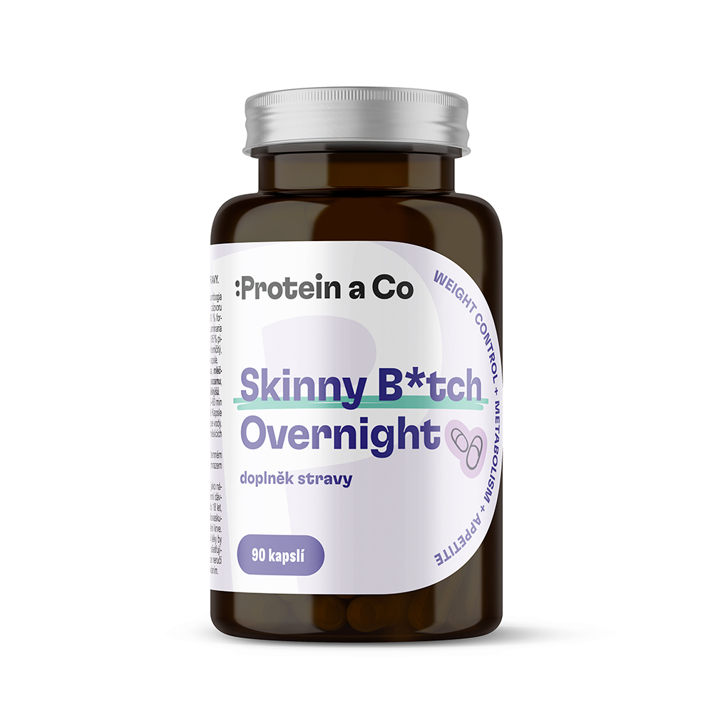 Protein a Co Skinny b*tch overnight - Nočný spaľovač tuku 90 kapsúl